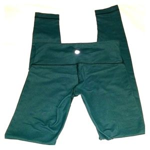 Lululemon green/blue full length pants size 4